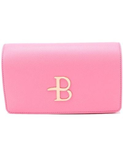 Ballantyne Logo-plaque Chain-linked Crossbody Bag - Pink