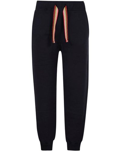 Lanvin Drawstring Tapered Track Trousers - Blue