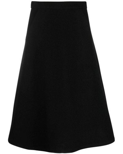 Societe Anonyme High Waist Midi Skirt - Black