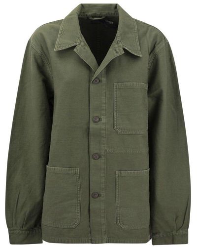 Polo Ralph Lauren Pocket Detailed Long-sleeved Jacket - Green
