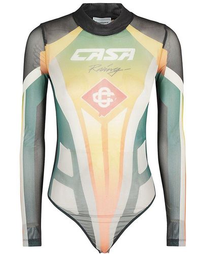 Casablancabrand Casa Racing Mesh Bodysuit - Multicolour