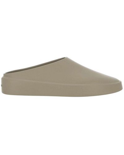Fear Of God Cut-out Detailed Slippers - Grey
