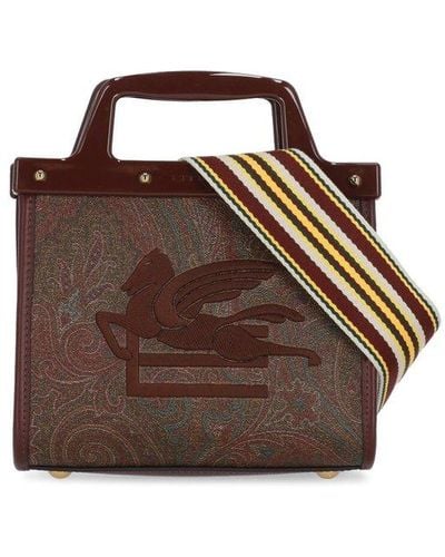 Etro Love Trotter Hand Bag - Brown