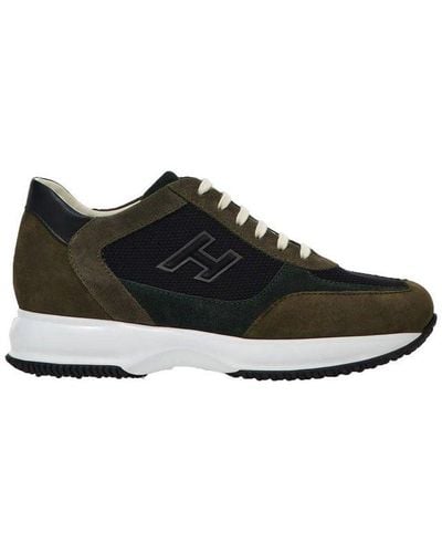 Hogan Interactive Lace-up Sneakers - Green