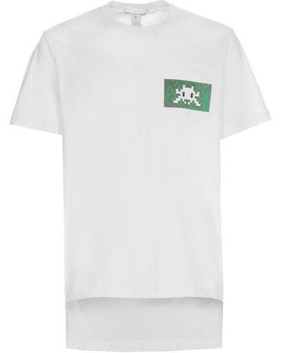 Comme des Garçons Cotton T-shirt With Print - White