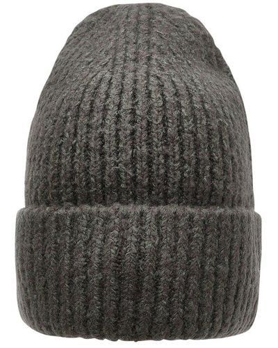 Acne Studios Rib-knit Beanie - Grey