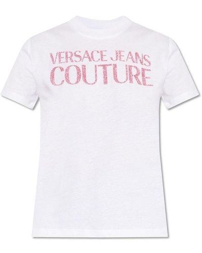 Versace T-shirt With Logo - White