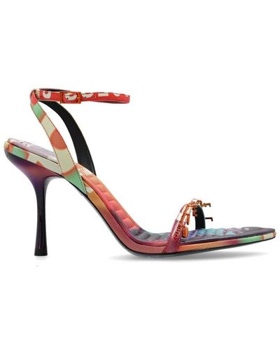 DIESEL D-vina Charm Heeled Sandals - Multicolor
