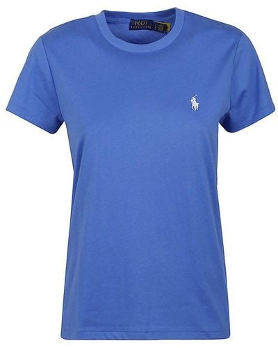 Polo Ralph Lauren Pony Embroidered Crewneck T-shirt - Blue