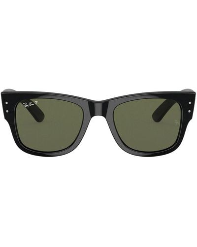 Ray-Ban Mega Wayfarer Square Frame Sunglasses - Brown