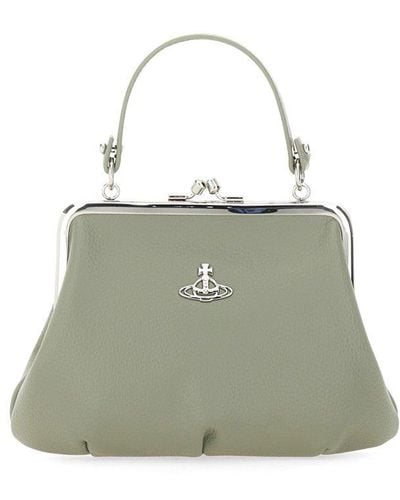 Vivienne Westwood Granny Orb-plaque Chain-linked Crossbody Bag - Green