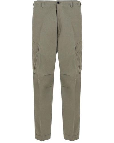 Tom Ford Twill Cargo Sport Pants - Gray