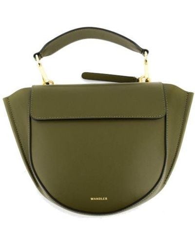 Wandler Mini Hortensia Top Handle Bag - Green