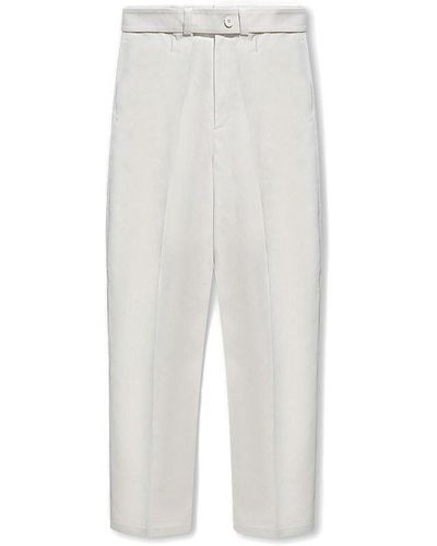 Jil Sander Relaxed-fitting Pants - White