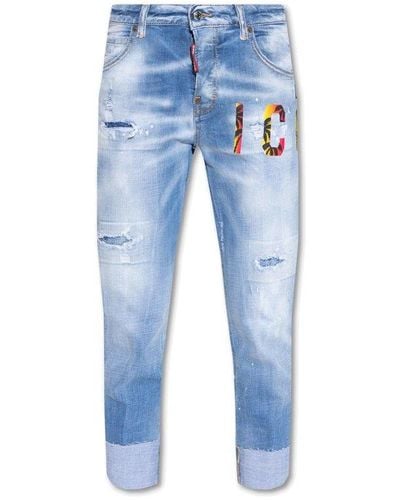 DSquared² 'cool Girl Cropped' Jeans - Blue