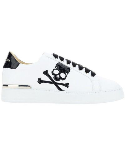 Philipp Plein Low-top Lace-up Sneakers - White