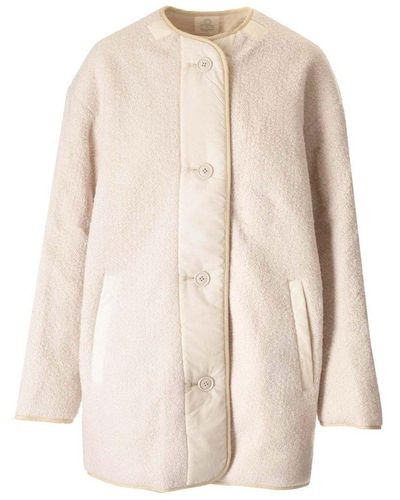 Isabel Marant Himemma Buttoned Fleece Coat - Natural