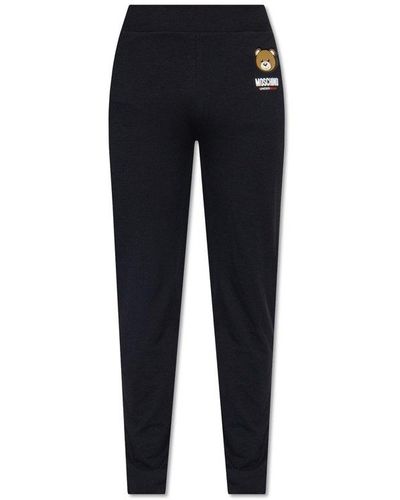 Moschino Teddy Bear Patch Track Trousers - Blue