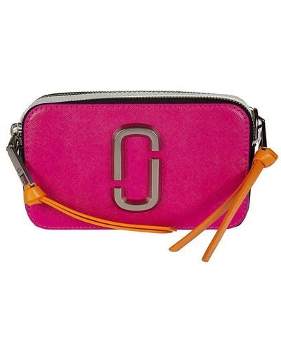 Marc Jacobs The Snapshot Zip-up Crossbody Bag - Pink