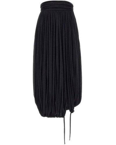 Philosophy Di Lorenzo Serafini Pleated Midi Skirt - Black