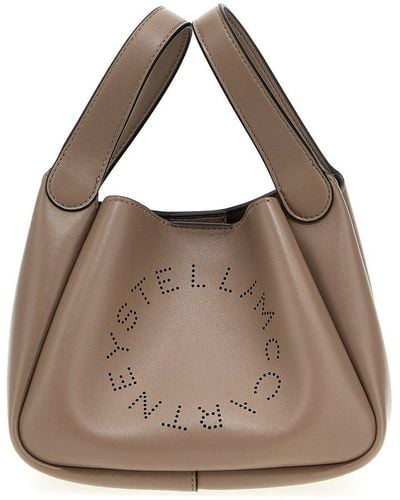 Stella McCartney Logo Handbag - Brown