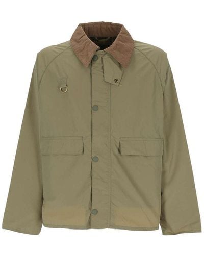 Barbour Corduroy Collar Jacket - Green