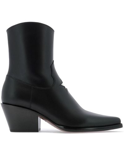 Dior L.a. Star Detail Ankle Boots - Black