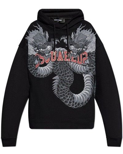 DSquared² Hooded Sweatshirt - Black