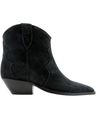 Isabel Marant S Other Materials Ankle Boots - Black