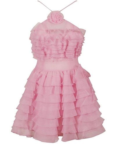 STAUD Floran Mini Dress - Pink