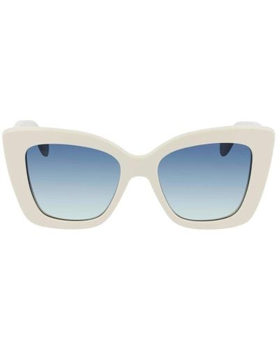 Ferragamo Butterfly Frame Sunglasses - Blue