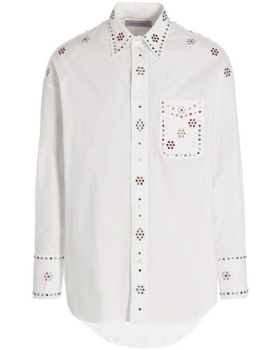 Bluemarble Embellished Long Sleeved Shirt - White