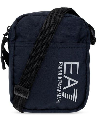 EA7 Shoulder Bag With Logo - Blue
