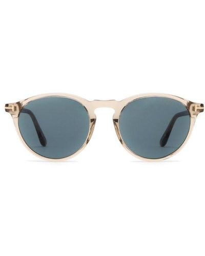 Tom Ford Round Frame Sunglasses - Blue