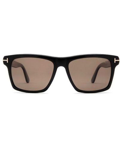 Tom Ford Buckley Square Frame Sunglasses - Grey