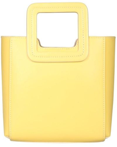 STAUD Mini Shirley Tote Bag - Yellow