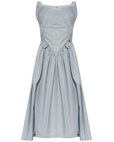 Vivienne Westwood Sunday Sleeveless Midi Dress - Blue