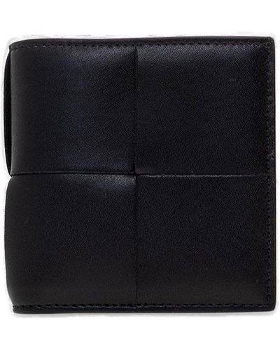 Bottega Veneta Slim Bi-fold Wallet - Black