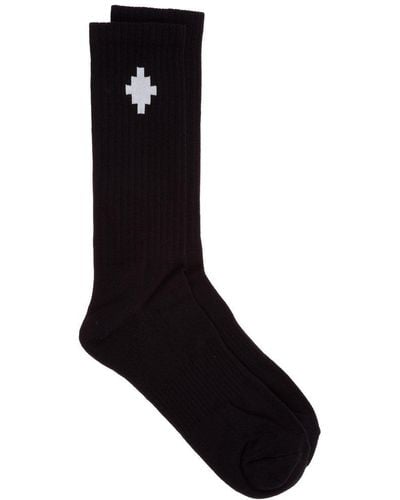 Marcelo Burlon Men's Socks Cross - Black