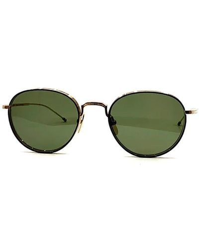 Thom Browne Round Framed Sunglasses - Green