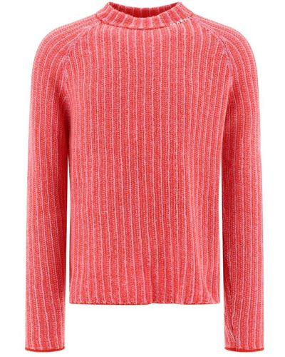 Marni Degrade Striped Knit Jumper - Pink