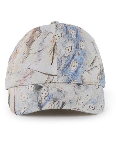 Alexander McQueen William Blake Illustration-style Hat - Multicolour