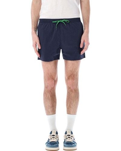 Fendi Drawstring Swim Shorts - Blue