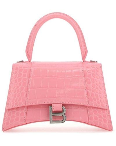 Balenciaga Hourglass Small Handbag - Pink