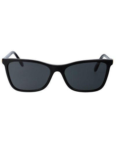 Swarovski Rectangular Frame Sunglasses - Black