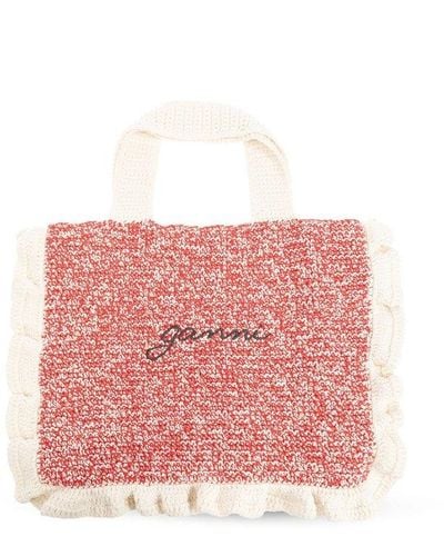 Ganni Shopper Bag - Pink