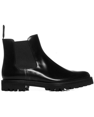 Church's Premium Leather Chelsea Boots - Black