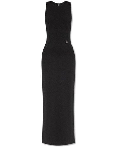 Dolce & Gabbana Dress With Logo - Black