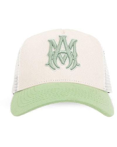 Amiri Ma-embroidered Baseball Cap - Green