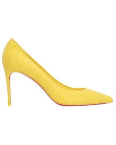 Christian Louboutin Sporty Kate Pointed Toe Pumps - Yellow